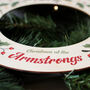 Personalised Christmas Wreath, Holly, thumbnail 2 of 6
