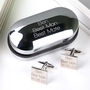 Personalised Cufflinks And Box Set, thumbnail 6 of 9