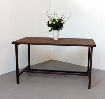 Eloise Two Toned Scaffold Board Table, 6 of 9