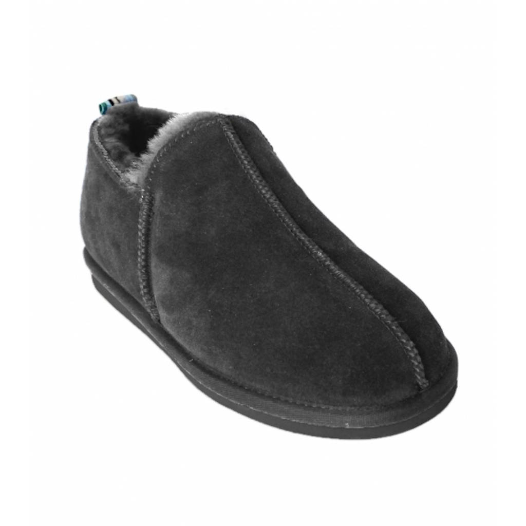 gray slipper boots