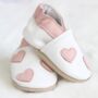 Dotty Fish Queen Of Hearts Soft Leather Baby Shoes With Barefoot Soles, thumbnail 5 of 11