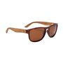 Retrangle Brown | Polarised Wooden Sunglasses By Runesilk, thumbnail 2 of 3