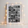 Personalised 30 Photo Collage Print, thumbnail 6 of 8