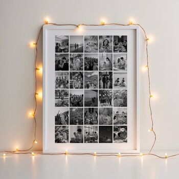 Personalised 30 Photo Collage Print, 6 of 8