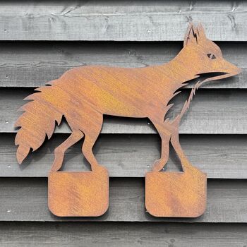 Fox Statue , Garden Feature , Lawn Decoration, 2 of 9