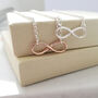 Sterling Silver Infinity Necklace, Infinite Love, thumbnail 2 of 5