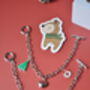 Holiday Silver Charm Bracelet, thumbnail 4 of 6