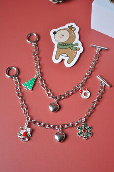 Holiday Silver Charm Bracelet, 4 of 6