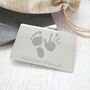Stainless Steel Engraved Wallet Card With Prints, thumbnail 1 of 6