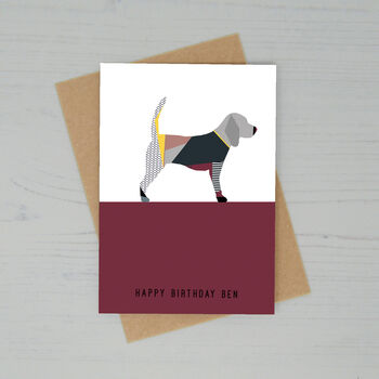 Beagle Greeting Card, 2 of 2