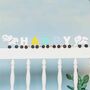 Personalised Elephant Wooden Pastel Letter Name Train Toy, thumbnail 1 of 12