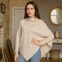 Luxuriously Soft Poncho With Sleeves, thumbnail 4 of 6