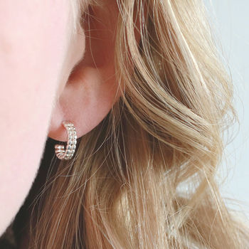 Tiny Hoop Earrings – Huggie Earrings, 6 of 12