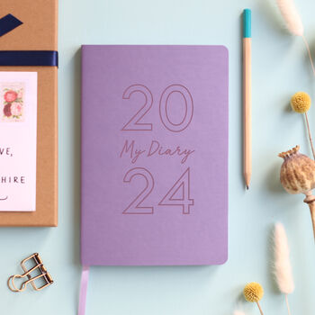 2024 Diary Personalised Luxury Notebook Journal, 5 of 12