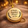 Personalised The Navigator Pocket Watch With Wooden Box Or Leather Case, thumbnail 7 of 12