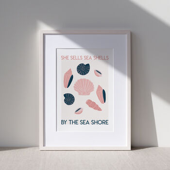 Sea Shells Art Print, 3 of 4