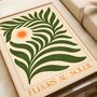 Fleurs Au Soleil, Floral Botanical Art Print Poster, thumbnail 3 of 4