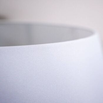 Grey Red Blue Butterfly Pattern Oriental Ceramic Lamp, 2 of 10