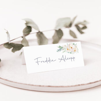 Wedding Place Card In Green, 4 of 5