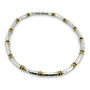 Silver And Gold Vermeil Beaten Tube Necklace, thumbnail 1 of 4