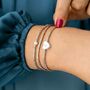 Alessia Heart Charm Leather Bracelet, thumbnail 3 of 12