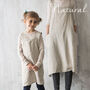 Kids Art Apron | Personalised Linen Pinafore, thumbnail 7 of 12