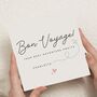 Personalised Bon Voyage Travelling Card For Friend, thumbnail 1 of 7