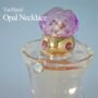 Opal Circle Sterling Silver 925 Pendant Necklace, thumbnail 1 of 7