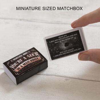 Meteorite With You're A Star Message In A Matchbox, 3 of 7