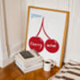 Cherry Wine 1980's Music Giclée Art Print, thumbnail 6 of 8