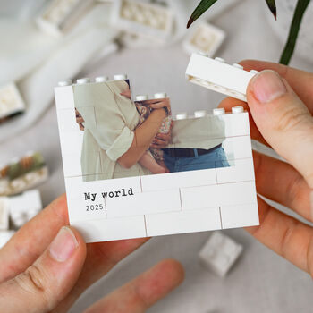 Personalised New Baby Photo Block For Parents, 6 of 9