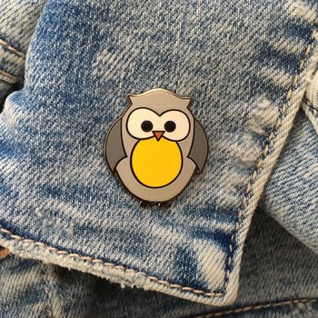 Owl Pin Badge, 3 of 4