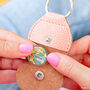 Personalised Vintage Map Token Keyring For Her, thumbnail 1 of 12