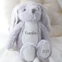 Personalised Mini Soft Toy Teddy Bear Bunny, thumbnail 1 of 2