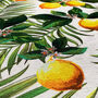 Cushion Cover With Lemons And Tropical Leaves Theme, thumbnail 2 of 7