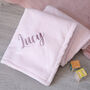 Personalised Baby Blanket For Girl, thumbnail 2 of 2