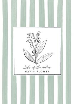 Birth Month Flower Gift Print, 10 of 12