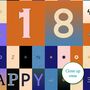 Personalised 18th Birthday Card Age And Name, thumbnail 3 of 10