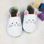 Leather Mouse Children's Slippers, thumbnail 5 of 8