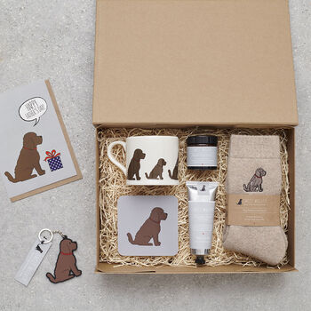 Chocolate Cockapoo / Labradoodle Cufflinks Personalised Dog Lover Gift, 12 of 12