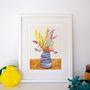Spring Flowers A4 Giclee Print, thumbnail 1 of 2