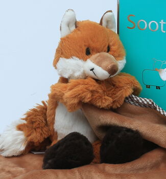 Fox Toy Soother With Engraved Heart, 3 of 5