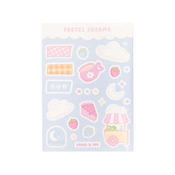 Pastel Dreams Cute Journal And Planner Sticker Sheet, 5 of 5