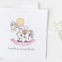 New Baby Card For Girls, Christening Card Girls ..3v8a, thumbnail 2 of 6
