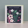 Pack Of Five Botanical Birthday Cards, thumbnail 1 of 5