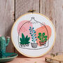 Glass Garden Embroidery Kit, thumbnail 3 of 4