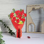 Pop Out Wooden Keepsake Roses Card, thumbnail 7 of 9