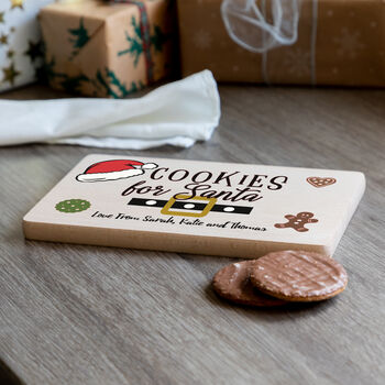 Personalised Christmas Eve Board Cookies For Santa, 2 of 2