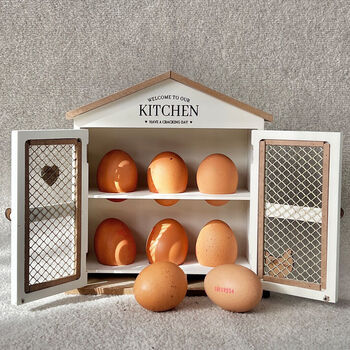 Country Kitchen Egg Rack And Egg Cupboard, 3 of 10