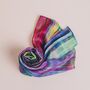 100% Mulberry Silk Scarf, Rainbow Colour, thumbnail 6 of 6